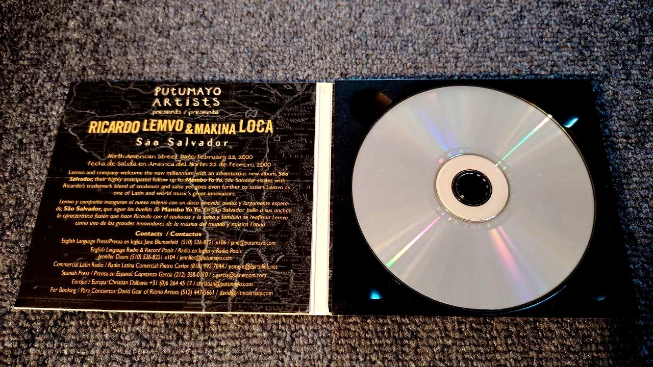 💎 CD raro: Ricardo Lemvo & Makina Loca – Boom Boom Tarará 2000 – promo indisponível! 🎶 – photo 5